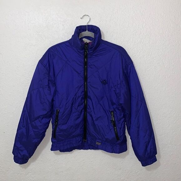 Mountain Goat blue and purple puffer coat size medium - Picture 1 of 16